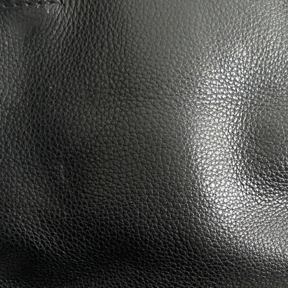 Michael Kors Black Leather Satchel with Gold Hardware - Picture 10 of 12